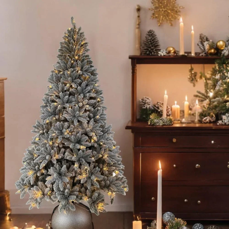 ARVORE DE NATAL DECORATIVA COM 500 LEDS - 210CM