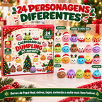 24 Dumpling Squishy Calendário Advento
