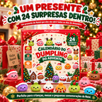 24 Dumpling Squishy Calendário Advento