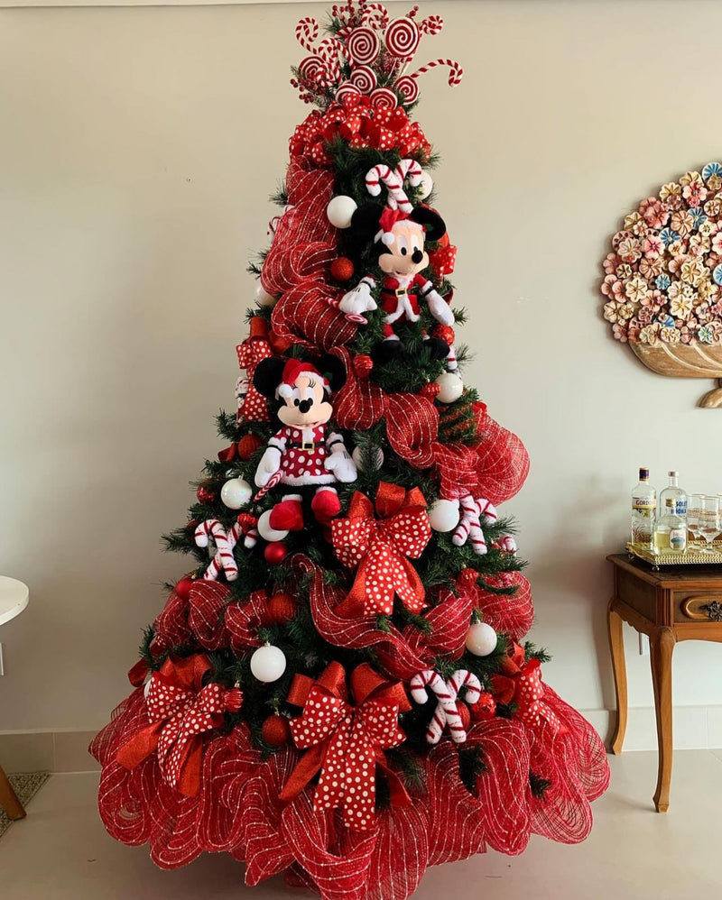 Árvore de Natal + Decoração 360º Mickey Inclusa – 2 Metros